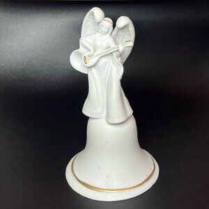 Enesco Tendernest White Porcelain Angel Bell Made in Korea